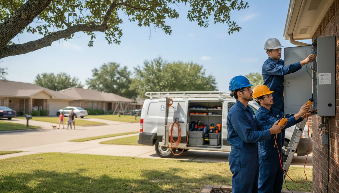 Certified electrician providing emergency electrical services in Union Center, WI